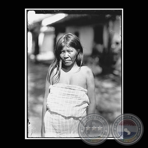 MUJER DE LA TRIBU PAYAGUÁ - Fotografía de GUIDO BOGGIANI